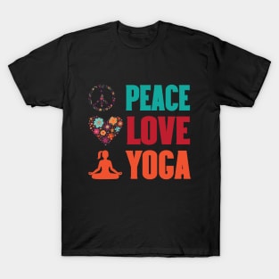 Peace love yoga T-Shirt